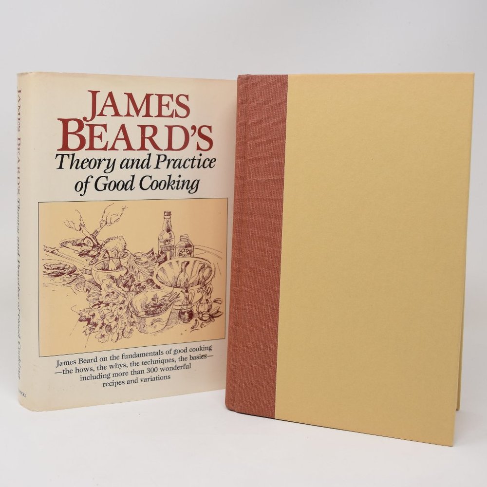 James Beard Theory Practice of Good Cooking Hardcover Dust Jacket 6 edition 1990